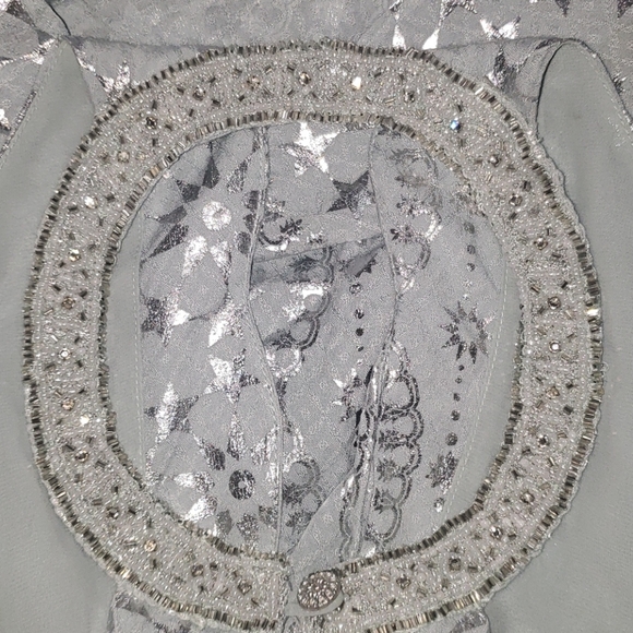 Kimchi Blue Corellia beaded neck foiled star dress - Picture 3 of 8